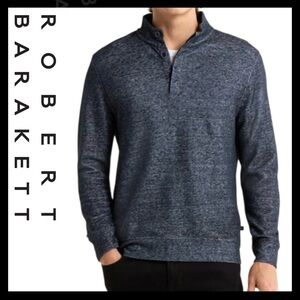 Robert Barakett Men’s Nomi LS High Collar Button Pullover Thermal Size (L) NEW
